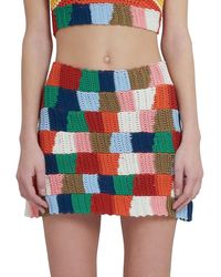 Marni - X No Vacancy Inn Crochet Miniskirt - Lyst