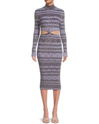 Jonathan Simkhai - Fable Space Dye Midi Sweater Dress - Lyst