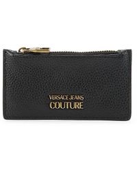 Versace - Leather Zip Wallet - Lyst