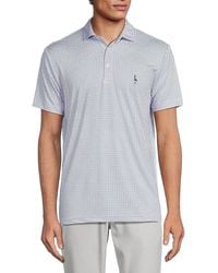 Tailorbyrd - Print Performace Polo - Lyst