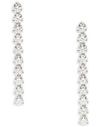 Effy - 14k White Gold & 1.96 Tcw Lab Grown Diamond Drop Earrings - Lyst