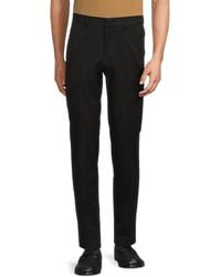 Karl Lagerfeld - Flat Front Modern-Fit Dress Pants - Lyst