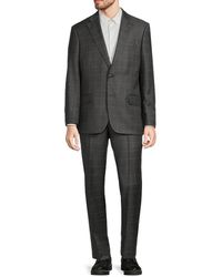 Scotch & Soda - Tribeca Fit Check Wool Suit - Lyst
