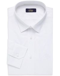 Cavalli Class by Roberto Cavalli - Slim Fit Logo Dress Shirt - Lyst