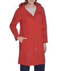 Tommy Hilfiger - Hooded Rain Coat - Lyst