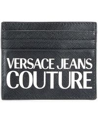 Versace - Range Logo Leather Card Case - Lyst