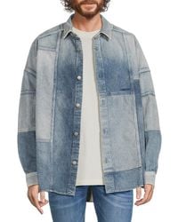 Ambush - Patchwork Denim Shirt Jacket - Lyst