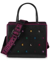 Karl Lagerfeld - Maybelle Logo Satchel - Lyst