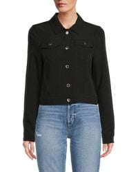 Calvin Klein - Polyester Blend Trucker Jacket - Lyst