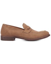 Vintage Foundry - Apron Toe Suede Penny Loafers - Lyst