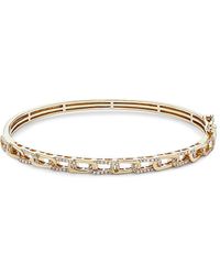 Saks Fifth Avenue - 14K & 0.54 Tcw Diamond Bangle Bracelet - Lyst