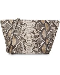 Walter Baker - Callie Snakeskin Print Leather Shoulder Bag - Lyst