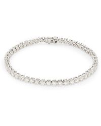 Saks Fifth Avenue - Radiant Value 14k White Gold & 5 Tcw Lab Grown Diamond Tennis Bracelet - Lyst