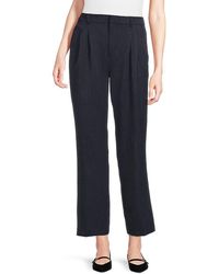 Saks Fifth Avenue - Fifth Avenue Stretch Pleated Pants - Lyst