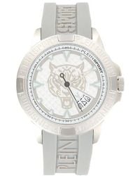 Philipp Plein - Touchdown Steel & Silicon Strap Watch/44Mm - Lyst