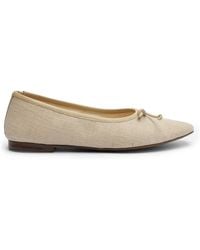 SCHUTZ SHOES - Arissa Linen Ballet Flats - Lyst