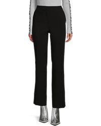 Karl Lagerfeld - High Rise Solid Pants - Lyst
