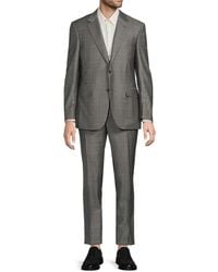 Canali - Solid Wool Two-Button Modern-Fit Suit - Lyst