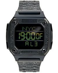 Philipp Plein - Hyper $hock 44mm Black Ip Stainless Steel Digital Watch - Lyst