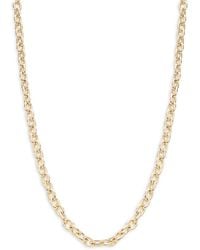 AllSaints - Goldtone Bamboo Link Necklace/18" - Lyst