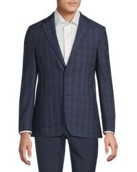 Calvin Klein - Plaid Wool Blend Slim Fit Sport Coat - Lyst