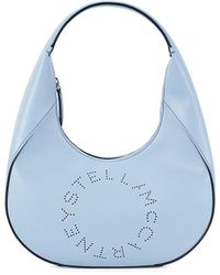 Stella McCartney - Linea Logo Vegan Leather Shoulder Bag - Lyst