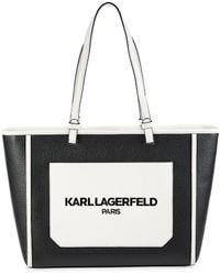Karl Lagerfeld - Maybelle Logo Tote - Lyst
