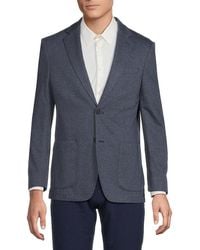 Calvin Klein - Herringbone Slim-fit Blazer - Lyst