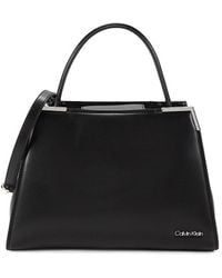 Calvin Klein - Mica Two Way Top Handle Bag - Lyst