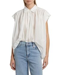 A.L.C. - A. L.C. Nessa Cotton Button-Front Shirt - Lyst