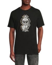 Karl Lagerfeld - Logo Graphic Cotton T-Shirt - Lyst