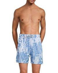 Vintage Summer - Tropical Print 4-way Stretch Volley Shorts - Lyst