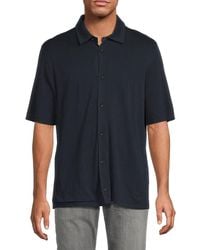 Rag & Bone - Solid Cotton Shirt - Lyst