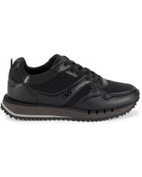DKNY - Mixed Media Sneakers - Lyst