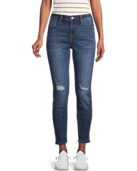 Vigoss Marley Mid-rise Ankle Jeans - Blue