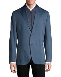 Conffetti Mens Corduroy Outer Tailored Collar Coat Blazer Jacket