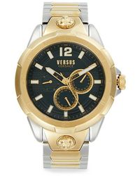 Versus - 44mm Two Tone Stainless Steel Chronograph Watch - Lyst