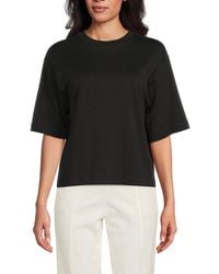 Vince - Wide-Sleeve Pima Cotton T-Shirt - Lyst