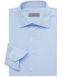 Canali - Modern Fit Solid Dress Shirt - Lyst