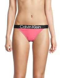Calvin Klein - Logo Bikini Bottom - Lyst