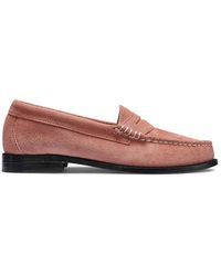 G.H. Bass & Co. - G. H. Bass Whitney Hairy Suede Penny Loafers - Lyst