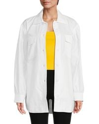 Susana Monaco - Poplin Cotton Shirt Jacket - Lyst