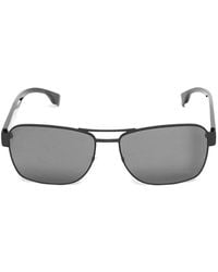 BOSS - 60Mm Rectangular Sunglasses - Lyst