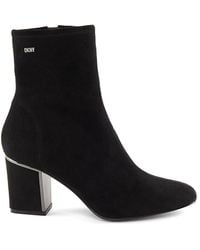 DKNY - Cavale 75Mm Logo Ankle Boots - Lyst