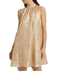 If Only Studio - Jordan Metallic Minidress - Lyst