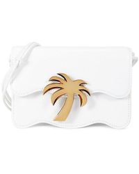 Palm Angels - Palm Beach Leather Mini Shoulder Bag - Lyst