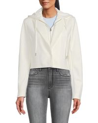 Central Park West - Dickie Hooded Cropped Blazer - Lyst