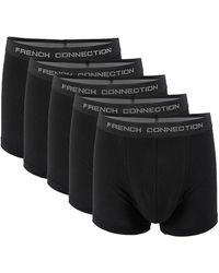 French Connection - '5-Pack Logo Waist Boxer Briefs - Lyst