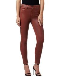 Joe's Jeans - The Charlie High-Rise Stretch Coated Skinny Ankle Jeans - Lyst