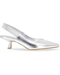 BCBGeneration - 51Mm Kayla Kitten Heel Metallic Slingback Pumps - Lyst
